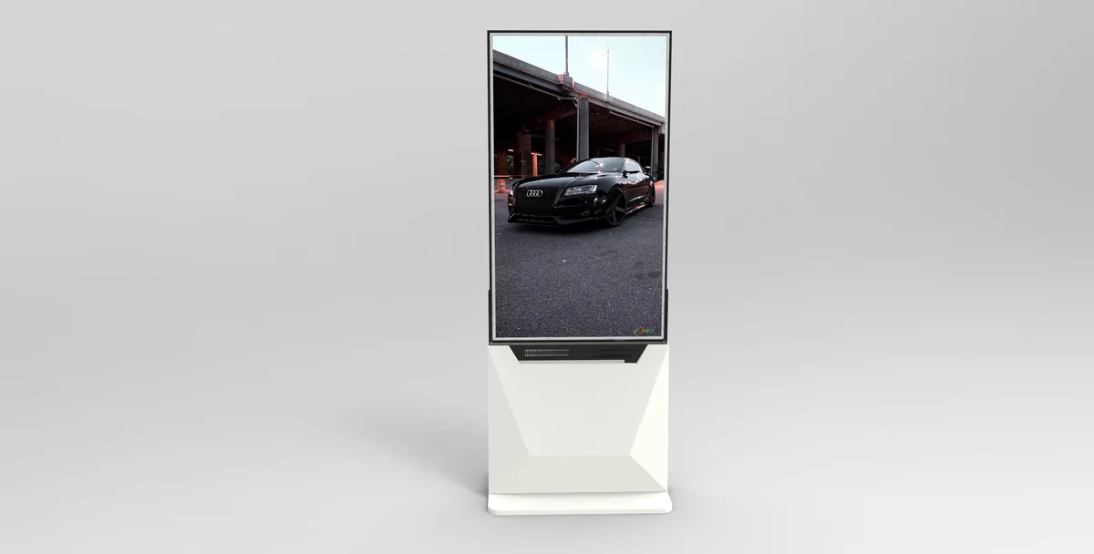 EG-TR06 จอ OLED โปร่งใส ตั้งพื้น · ดีไซน์ B ENTGROUP