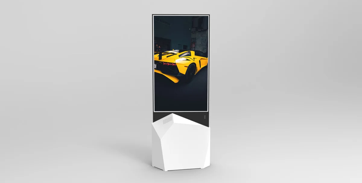 EG-TR07 จอ OLED โปร่งใส ตั้งพื้น ENTGROUP
