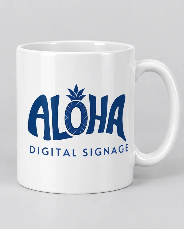 แก้ว Aloha คลาสสิก (ขาว)